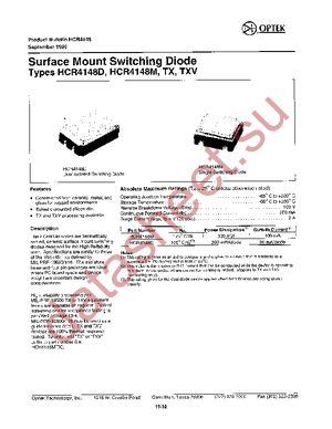 HCR4148DTXV datasheet  